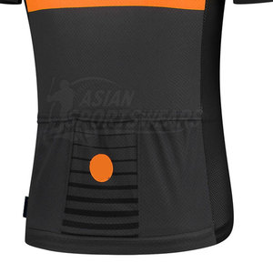 Vêtements de sport pour hommes, coupe flexible, séchage rapide, 100% polyester, maillot de cyclisme avec maille respirante pour l'entraînement à vélo en stock - Product Image 6