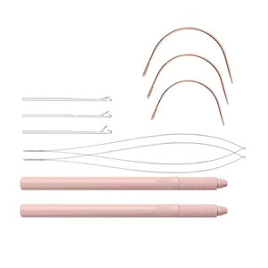 Kit Profesional de Herramientas para Extensiones de Cabello de Acero Inoxidable con Pinzas, Aguja de Bucle y Gancho para Aplicaciones en Salón y Pelucas - Product Image 5