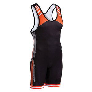 2026 Sportswear Custom <b>Plus</b> <b>Size</b> Casual Weightlifting Bodysuit with Chains & Embroidery Sublimation Wrestling Singlet - Product Image 6