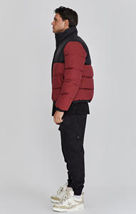 Fully Customized Men's Waterproof Canvas Puffer <b>Jackets</b> Polyester Wadding Filled Winter DDP Shipping - Product Image 5