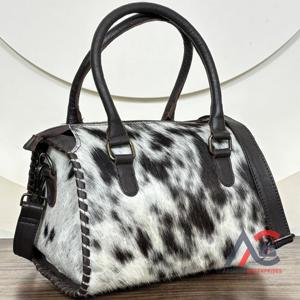 Sac de Voyage Personnalisé de Luxe Vintage en Cuir de Vache 100% Véritable, Sac Polochon Week-end, Sac de Nuit, Sac à Main Élégant pour Voyages d'Affaires, Portable - Product Image 1