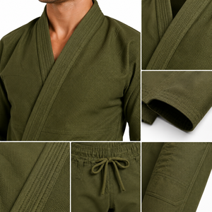 Traje de artes marciales BJJ premium, diseñado con tela duradera, sensación ligera y construcción segura para el rendimiento diario. - Product Image 5