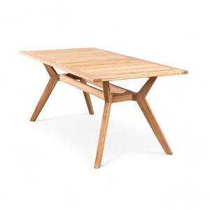 Ensembles de table et de chaises à manger au design moderne avec structure en teck pour la décoration de meubles de jardin - Product Image 1