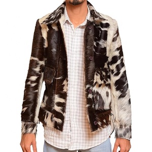 <b>Men's</b> Cow Hair on <b>Jacket</b> Loose Personality Fine Workmanship Excellent Quality Guarantee <b>Men's</b> <b>Jacket</b> - Product Image 2