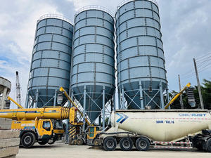 NAM SON Vietnam Prix d'usine Trémie de stockage en acier boulonné pour le ciment avec 1 an de garantie et capacité de 100 à 3000 tonnes - Product Image 3