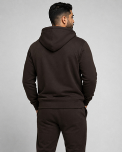 Mens soft zip hoodie created for warmth comfort and freedom of movement with a clean modern appearance for daily use OEM - Product Image 4