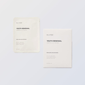 ผลิตภัณฑ์ดูแลผิวหน้าจากเกาหลี Myuseutem Youth Renewal Ampoule Mask 25 กรัม x 5 แผ่น ผลิตในเกาหลี ไนอะซินาไมด์ - Product Image 2