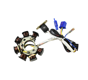 Conjunto de Placa de Bobina de Estator de 7 Polos para TVS Star City 110cc, Calidad de Exportación para Repuestos de Motocicletas en India, Orado - Product Image 1