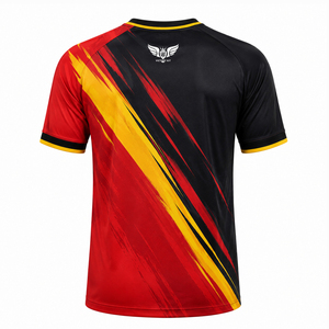 Maillot de football rouge inspiré de la Belgique 2026 pour adulte – Tenue de supporter style domicile – Vêtement de sport - Product Image 2