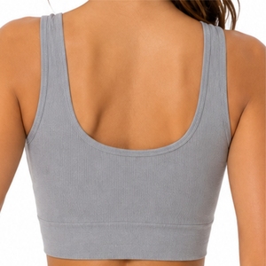 Top de Yoga para Mujer, Premium, Cuello Redondo, Letra Bordada, Transpirable, Ligero, Estilo Moderno, Hecho a Medida - Product Image 4