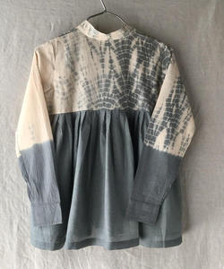 High Quality Vintage Rayon Tye <b>Dye</b> Printed Midi Flared Hem Natural Waist Cotton Lining Ladies Shirts Customized Summer Wear - Product Image 4