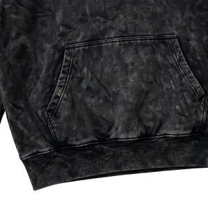 Sweat à capuche marron style vintage avec cordon de serrage, poche kangourou, manches longues, 100% coton, service OEM, streetwear, vente en gros - Product Image 5