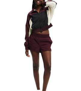 Cortavientos ligero de secado rápido para correr para mujer, chaqueta deportiva para gimnasio, nuevo estilo personalizado, cortavientos recortado para mujer - Product Image 3