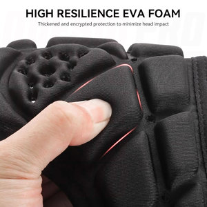 Casque Soft Shell 7v7 pour football américain, casque de protection souple rembourré pour le rugby, protège-tête réglable et respirant en mousse EVA anti-impact - Product Image 2