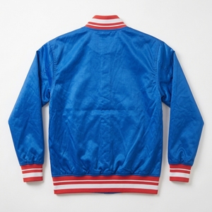Chaqueta Bomber Deportiva Larga y Delgada Impermeable de Lona Premium para Hombre, Chaqueta Universitaria Bordada Personalizada - Product Image 3