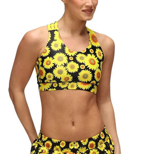 Nuevo Sujetador Deportivo Sexy para Mujer, Talla Grande, de un Solo Hombro, Sublimado, Transpirable, para Yoga, Gimnasio y Fitness - Product Image 1