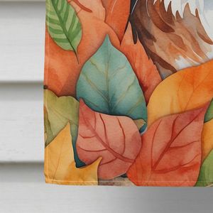 Foldex gran porche manga poste decorativo patio Banner ilustraciones Multicolor plegable gato otoño hojas casa pared colgante banderas exóticas - Product Image 4