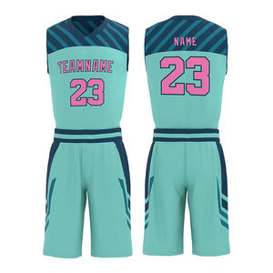 Camisetas de Baloncesto Sublimadas Personalizadas de Fábrica, Alta Calidad, Transpirables, Estampadas, Reversibles para Adultos, MOQ Bajo, Envío Rápido - Product Image 3