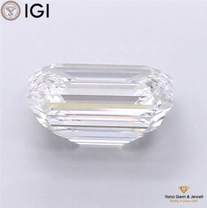 Diamante CVD Cultivado en Laboratorio con Corte Esmeralda de 3.00 Quilates con Certificado IGI Claridad VVS1 Color D para Colección de Joyería Fina - Product Image 5