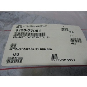 Conjunto de Cables AMAT 0150-77051, Control de Condensador de Placa - Equipos y Piezas de Semiconductores de Confianza de Marca Global - Product Image 1