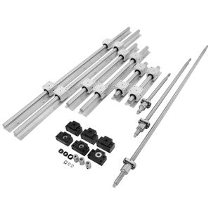 Support de rail linéaire RM1605-350mm 650mm 1050mm X 2 avec 12 kits CNC, axes optiques, vis à billes X 3 pour machines CNC - Product Image 1