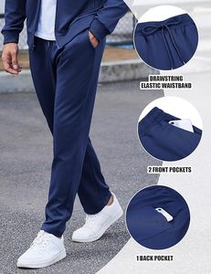 Ensemble de survêtement en molleton épais pour homme, vêtements de sport d'hiver, veste d'entraînement chaude, pantalon de jogging, collection - Product Image 5