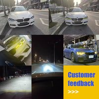 Faros delanteros de proyector LED completos compatibles con BMW F30 F31 F35 LCI 2013-2019, estilo actualizado, conjunto de iluminación frontal.