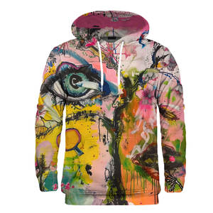 Sudaderas con capucha para hombre de diseño nuevo, color personalizado, a precio razonable, estilo urbano, hip hop, con estampado por sublimación. - Product Image 1