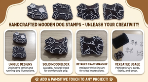 Authentic Hand Carved <b>Wooden</b> <b>Blocks</b> for Textile Printing Traditional Sheesham Wood Floral Stamp DIY Pottery Clay Craft Tool - Product Image 6