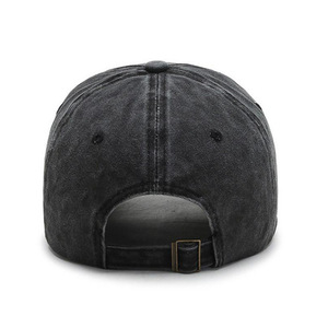 Gorras de Béisbol de Algodón Desgastado con Logo Personalizado, Estilo Vintage, Unisex, sin Estructura, Curvadas, al por Mayor - Product Image 3