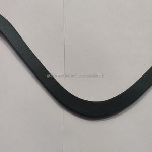 สายหนังแท้ทรงคลื่นแบบแบนที่มีปุ่มปิดสแน็ปสำหรับวนในทุกขนาดและทุกสี - Product Image 1