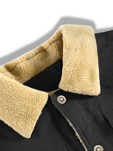 Veste en polaire vert olive pour homme, à capuche, décontractée, pour l'automne et l'hiver, réversible, coupe-vent, respirante, écologique, séchage rapide - Product Image 4