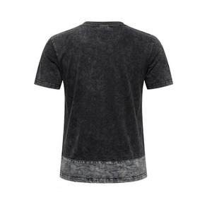 Conjunto de camiseta y pantalones cortos de algodón para hombre, cuello redondo, color sólido, ropa informal de verano, transpirable, teñido, conjunto de dos piezas. - Product Image 4