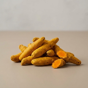 Doigts de curcuma entiers séchés de haute qualité, mélangés, allongés, naturels, épice monovariétale pour usage culinaire, EXPORT DESI, 12 mois - Product Image 6