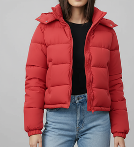 Women's New Lightweight Windproof Plus Size <b>Duck</b> <b>Down</b> <b>Jacket</b> for Winter Outdoor with Nylon Lining Hooded Thin Thickness - Product Image 2