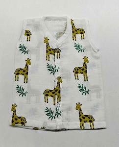 Ropa de Verano para Bebés y Niños Pequeños, 100% Algodón Muselina, Unisex, Mameluco sin Mangas con Tirantes, Pantalones con Bolsillo, Body Sólido con Botones - Product Image 1