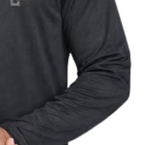 Camiseta Deportiva de Manga Larga con Cierre de Cremallera para Hombre, Color Gris Carbón, para Correr, Entrenamiento, Gimnasio, Fitness, Ropa Deportiva - Product Image 4
