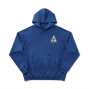 High Quality Wholesale Custom Blank <b>Men</b> Hoodie 100% Cotton Lined Heavyweight Fleece Regular Fit Plain Streetwear <b>Pullover</b> - Product Image 3