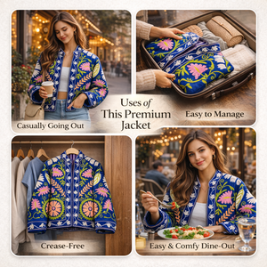 Chaqueta Bomber de Terciopelo Premium para Mujer, Bordada con Flores, Cuello Alto, Ropa de Invierno de Boutique, Venta al Por Mayor - Product Image 3