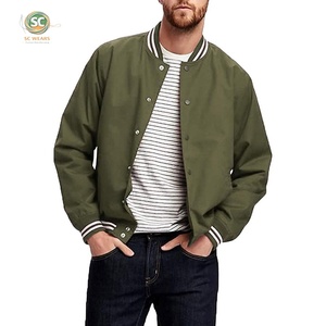 Chaqueta Varsity de Invierno para Hombre con Logotipo Frontal, Transpirable, Cálida, Estilo Atlético Clásico para Comodidad Urbana y Looks Casuales Diarios - Product Image 1