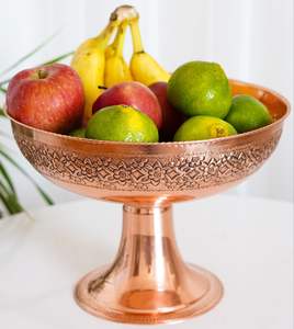 Bol de cuisine en cuivre pur de qualité supérieure, vaisselle artisanale pour restaurant, hôtel, restauration, service alimentaire à domicile, décoration de la maison - Product Image 2