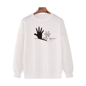 Sudadera con Capucha Unisex de Cuello Redondo, de Alta Calidad, Algodón y Poliéster Gruesos, Estampado Personalizado Estilo Urbano, Manga Larga, Teñido Liso - Product Image 3