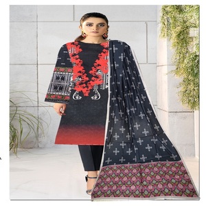 ชุดเดรสปาร์ตี้3ชิ้นสำหรับผู้หญิง, ชุดเดรสปาร์ตี้ชุดเดรสลำลองสไตล์ปากีสถานและอินเดีย - Product Image 6