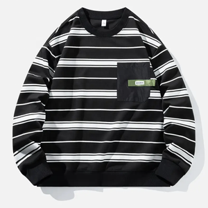 Sweat-shirt unisexe oversize en molleton uni de haute qualité pour homme, coupe carrée, épaules tombantes, avec poche, style streetwear, hiver, teinture unie - Product Image 3