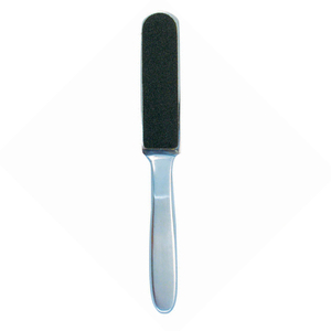 Limas para pies de alta calidad, de acero inoxidable de grado quirúrgico, limas para pies de spa, herramientas duraderas de papel de lija para el cuidado de los pies, limas para pies OEM ODM - Product Image 1