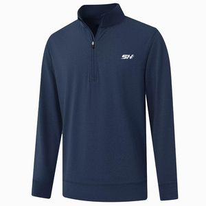 Sudadera con Cierre de Cremallera Personalizada para Hombre, Ideal para Actividades al Aire Libre, Camping, Senderismo y Ciclismo, Sudadera Básica de Algodón Mezclado con Cierre de Cremallera para Hombre - Product Image 1