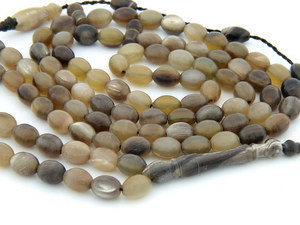 Cuentas de Cuerno de Búfalo Natural Hechas a Mano de Origen Ético, Embalaje de Regalo Personalizado para Tasbih de Oración - Estilo Rústico, Bajo Costo - Product Image 3