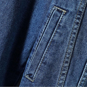 Men's Classic Denim Jacket Wholesale Custom Casual Vintage Blue <b>Jean</b> Jacket Light Wash Breathable Washable 100% Cotton - Product Image 3