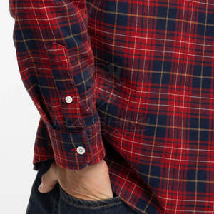 Camisa de Franela a Cuadros de Primera Calidad, Colección Casual, con Botones, Tejido Suave y Cálido, Atuendo Diario Elegante - Product Image 6