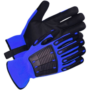 High Quality Construction Safety Gloves Amara Synthetic Leather Heat Resistant Fire Proof Reinforced Hand Arm Protection - Product Image 5